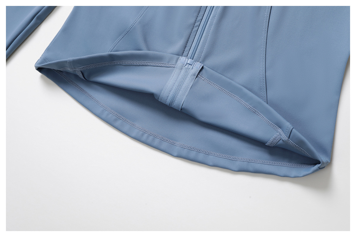 Chaqueta de yoga ajustada para mujer, venta al por mayor de ropa deportiva, FGBDWT3012