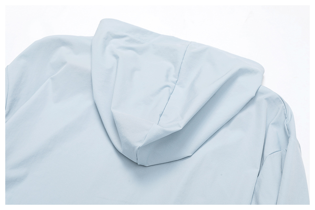 Chaqueta cortavientos transpirable con cremallera completa para mujer FGBEWT3043