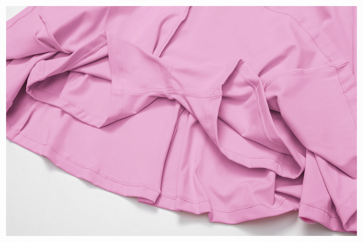 Conjunto de dos piezas de falda de tenis y yoga para mujer FGBTZ3030