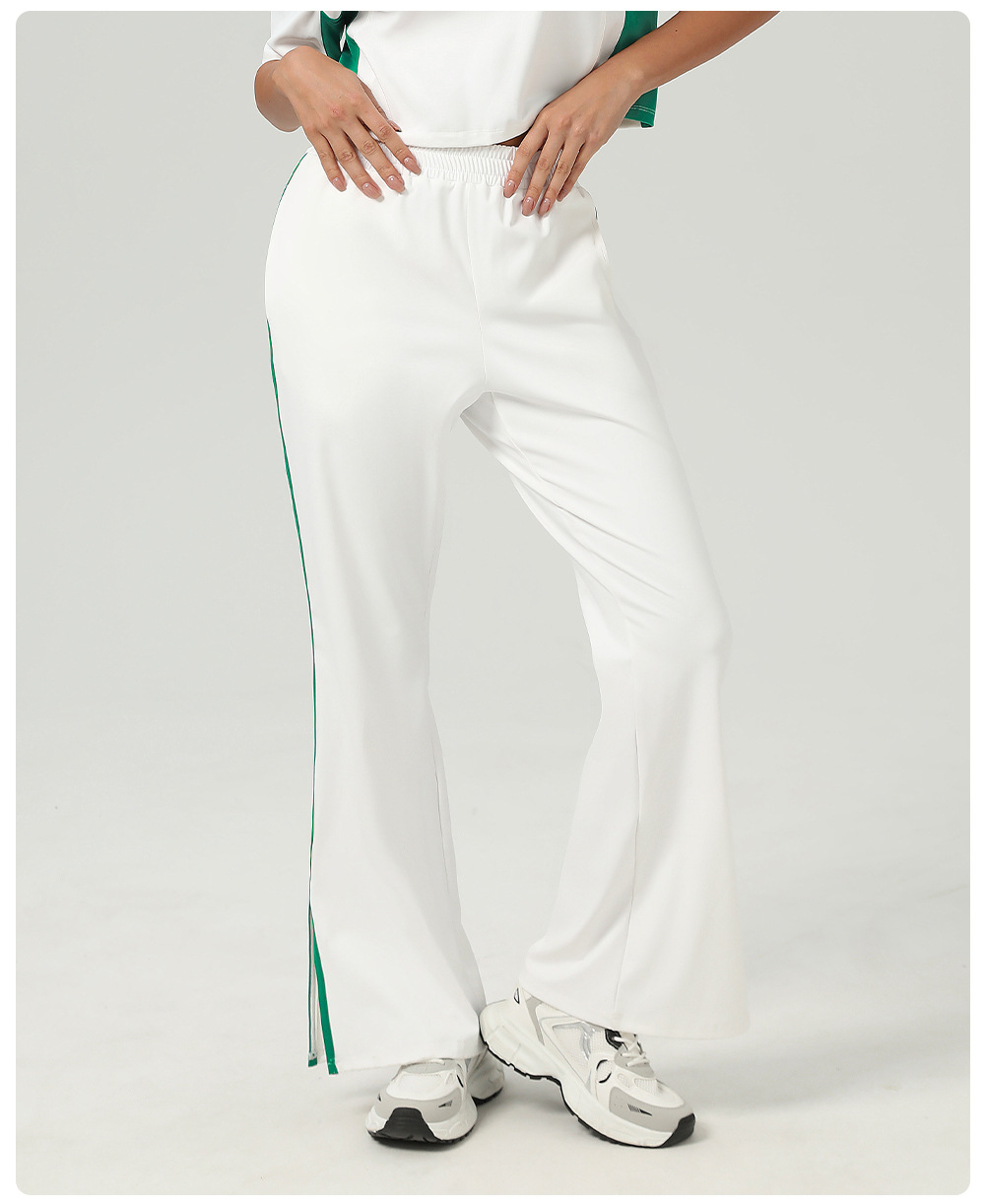 Pantalones deportivos casuales acampanados para mujer FGBSM2515