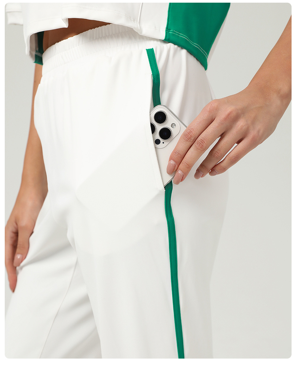Pantalones deportivos casuales acampanados para mujer FGBSM2515