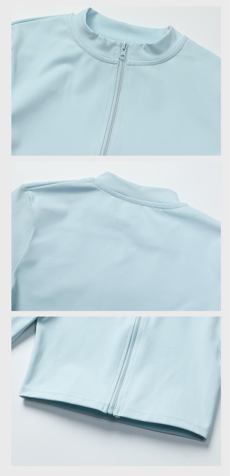 Conjuntos de 2 piezas para mujer: chaqueta, top corto y pantalones cortos, ropa deportiva, FGBTZ0322