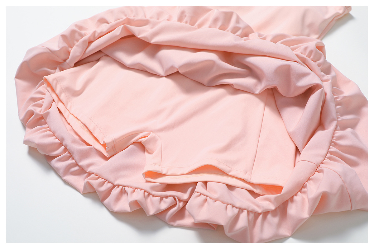 Falda de tenis de nailon de secado rápido para mujer, vestido de golf con bolsillo FGBDLT4001
