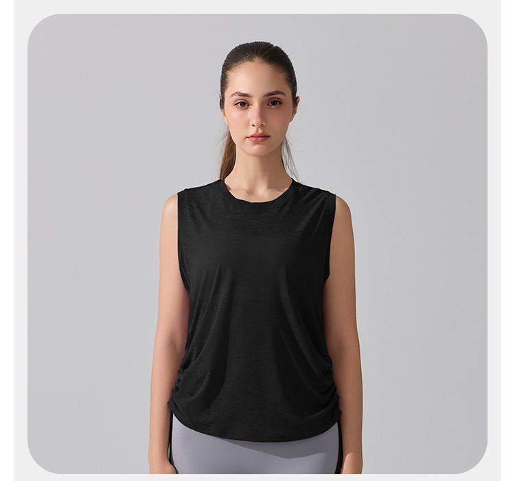 Chaleco de yoga sin mangas para mujer, transpirable, de secado rápido, para gimnasio y fitness, FGBYB395