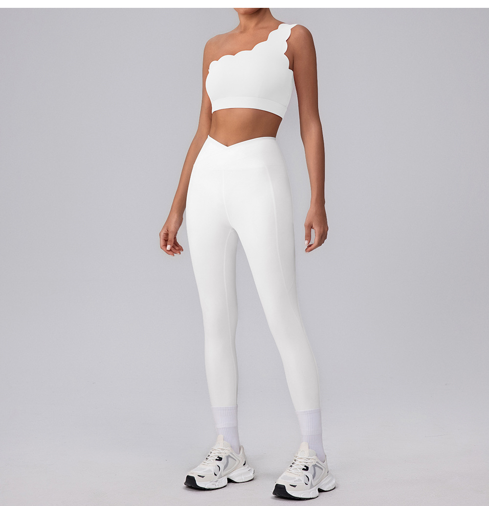 Conjunto de yoga para mujer, con sujetadores y leggings desmontables, FGBYW542 KW421-YW544 KW421