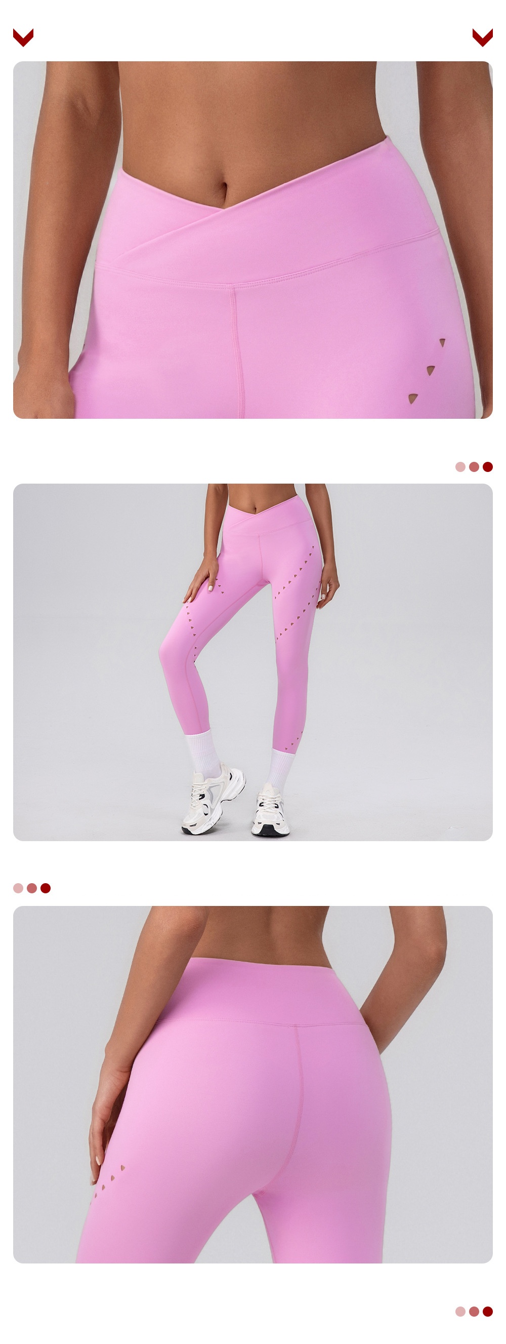 Conjunto de entrenamiento para mujer con sujetador deportivo, pantalones cortos y leggings de yoga FGBYW548 KW423-YW548 KW425