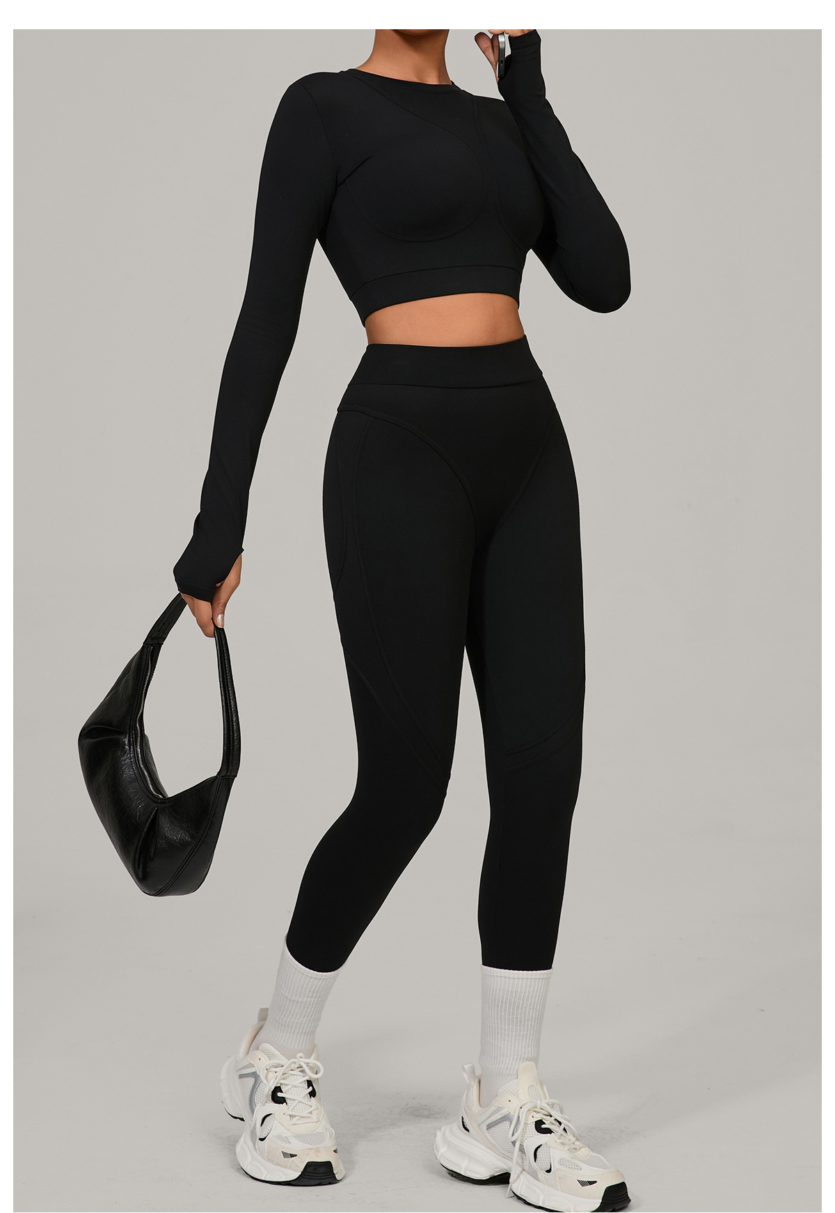 Conjunto deportivo de 2 piezas para gimnasio, yoga y deportes al aire libre, de secado rápido, nuevo, FGB46737 08101