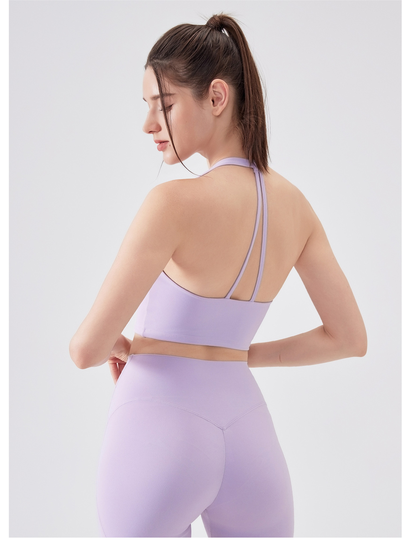 Sujetador deportivo con espalda en forma de T para mujer FGBWX5314