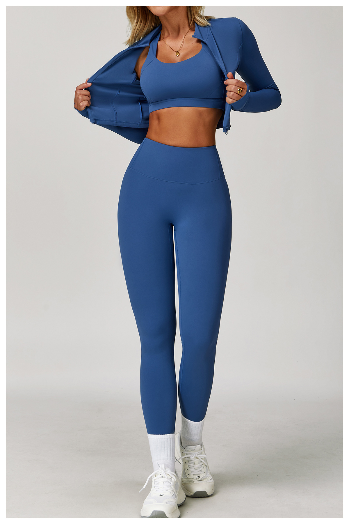 Conjuntos de yoga para mujer, de secado rápido y transpirables, FGBTZ8047-3 TZ8047-4