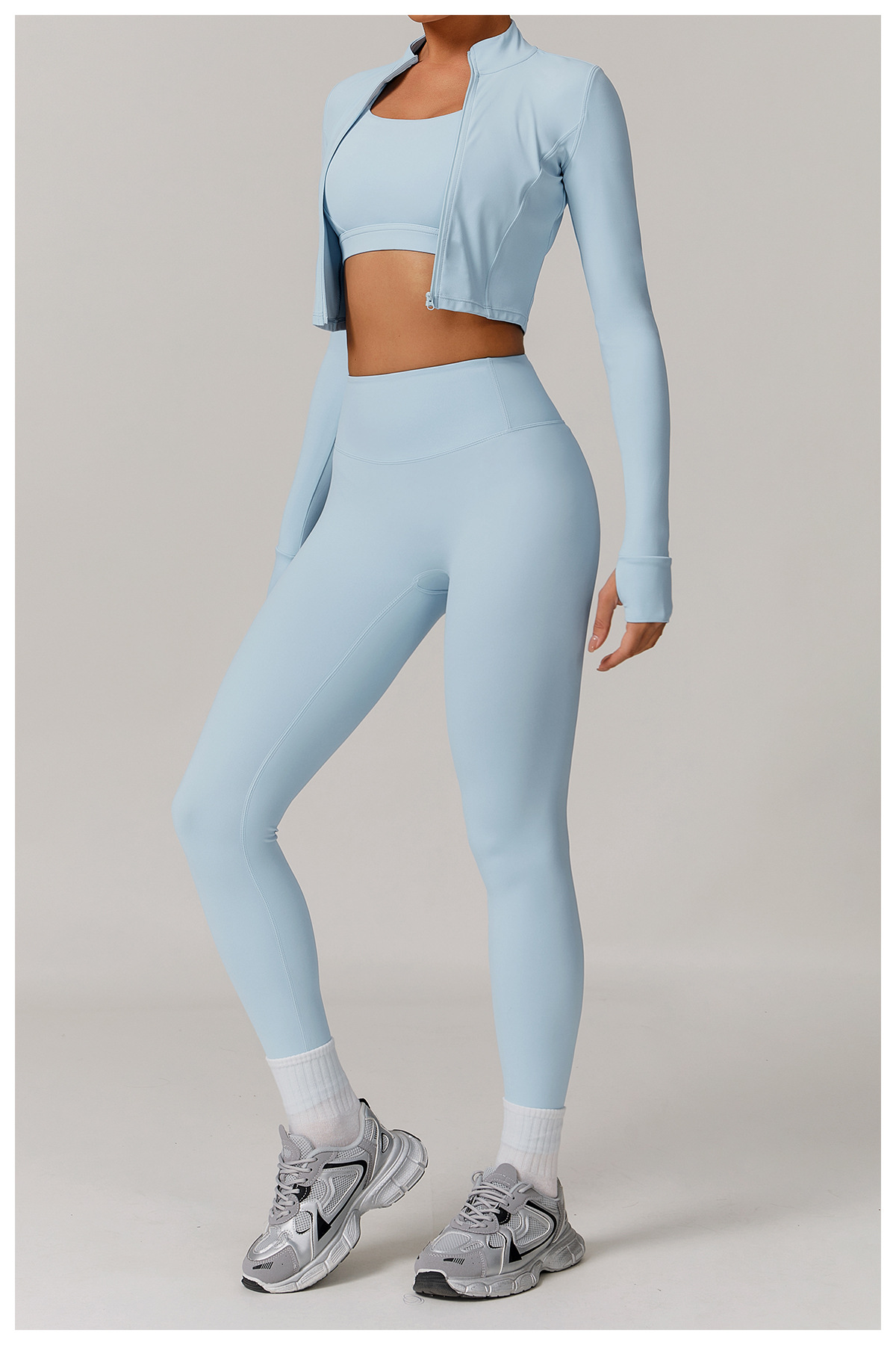 Conjuntos de yoga para mujer, de secado rápido y transpirables, FGBTZ8047-3 TZ8047-4
