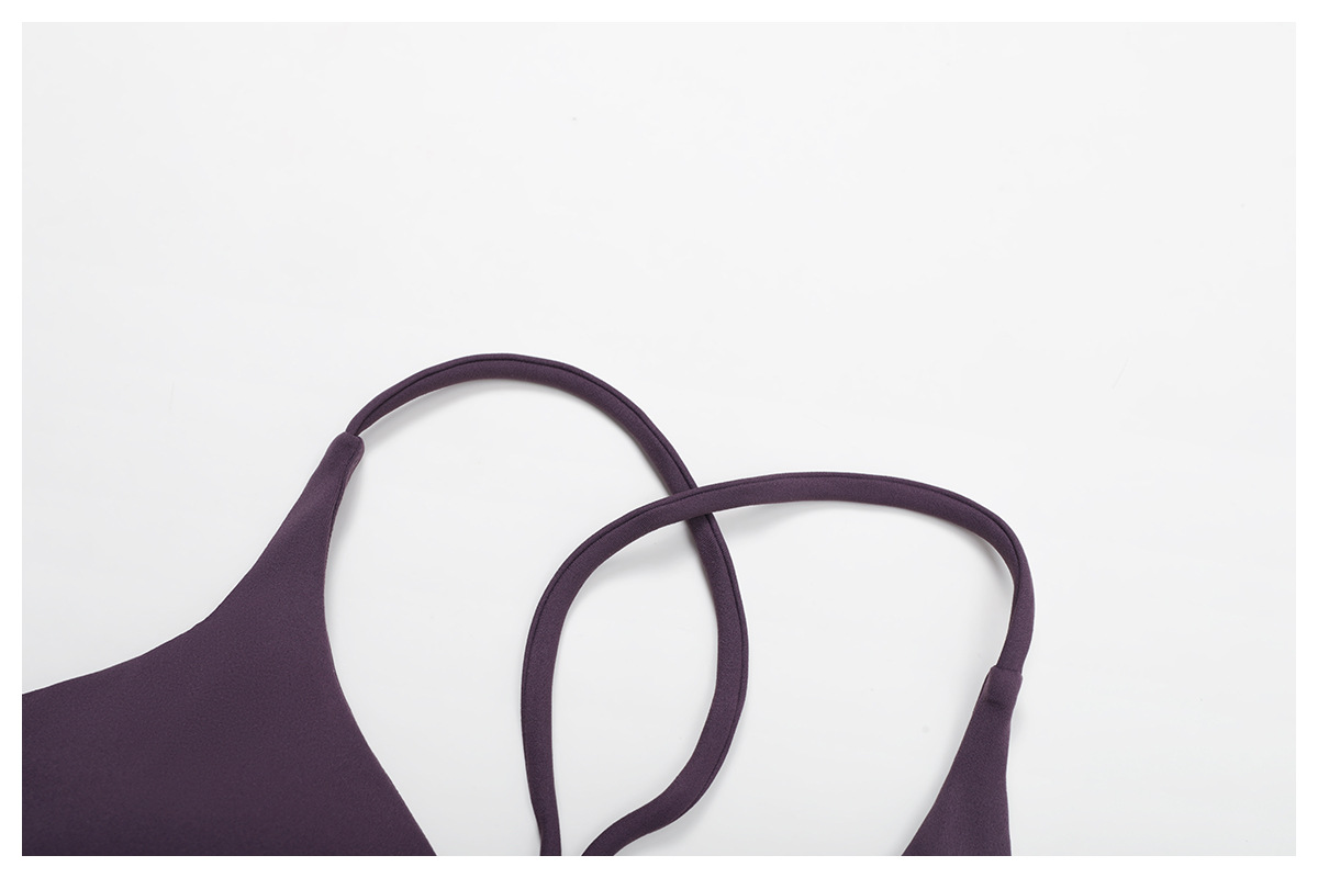 Sujetador deportivo de yoga con espalda cruzada para mujer FGBEWX3091-2