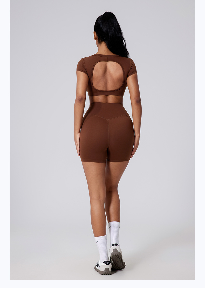Ropa de entrenamiento de fitness, yoga, running, leggings, pantalones cortos deportivos, FGBYDK3139