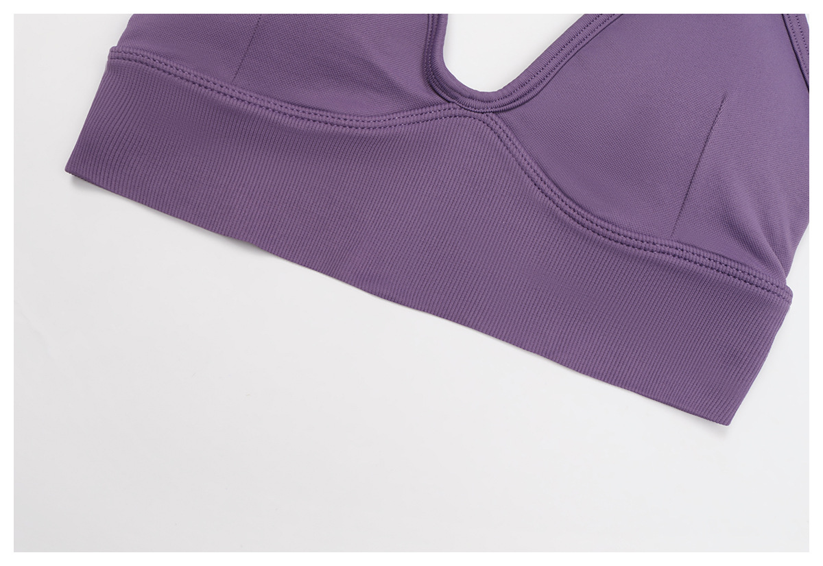 Sujetador deportivo ligero y suave para yoga y gimnasio, sin costuras, FGBDWX7790
