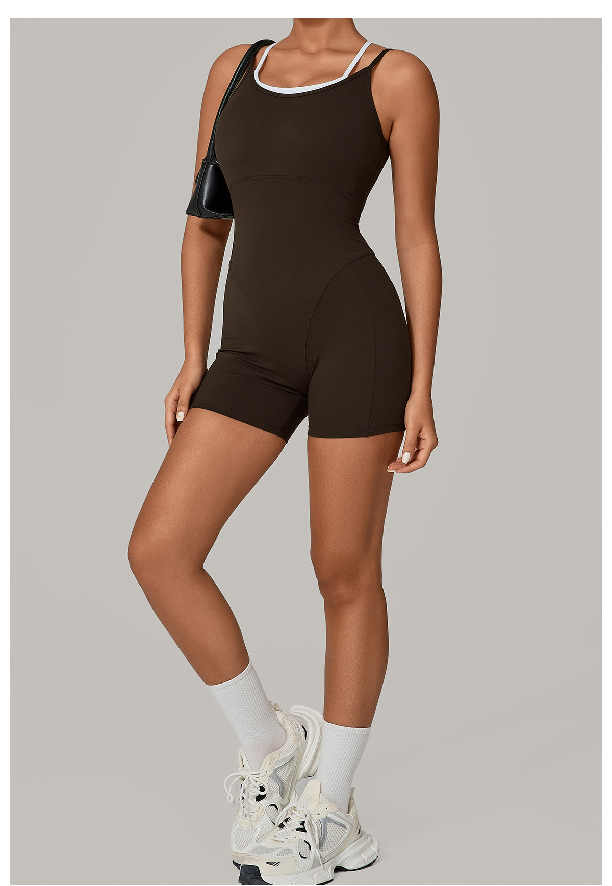 Mono deportivo de yoga de una pieza para mujer para entrenamientos FGB0627