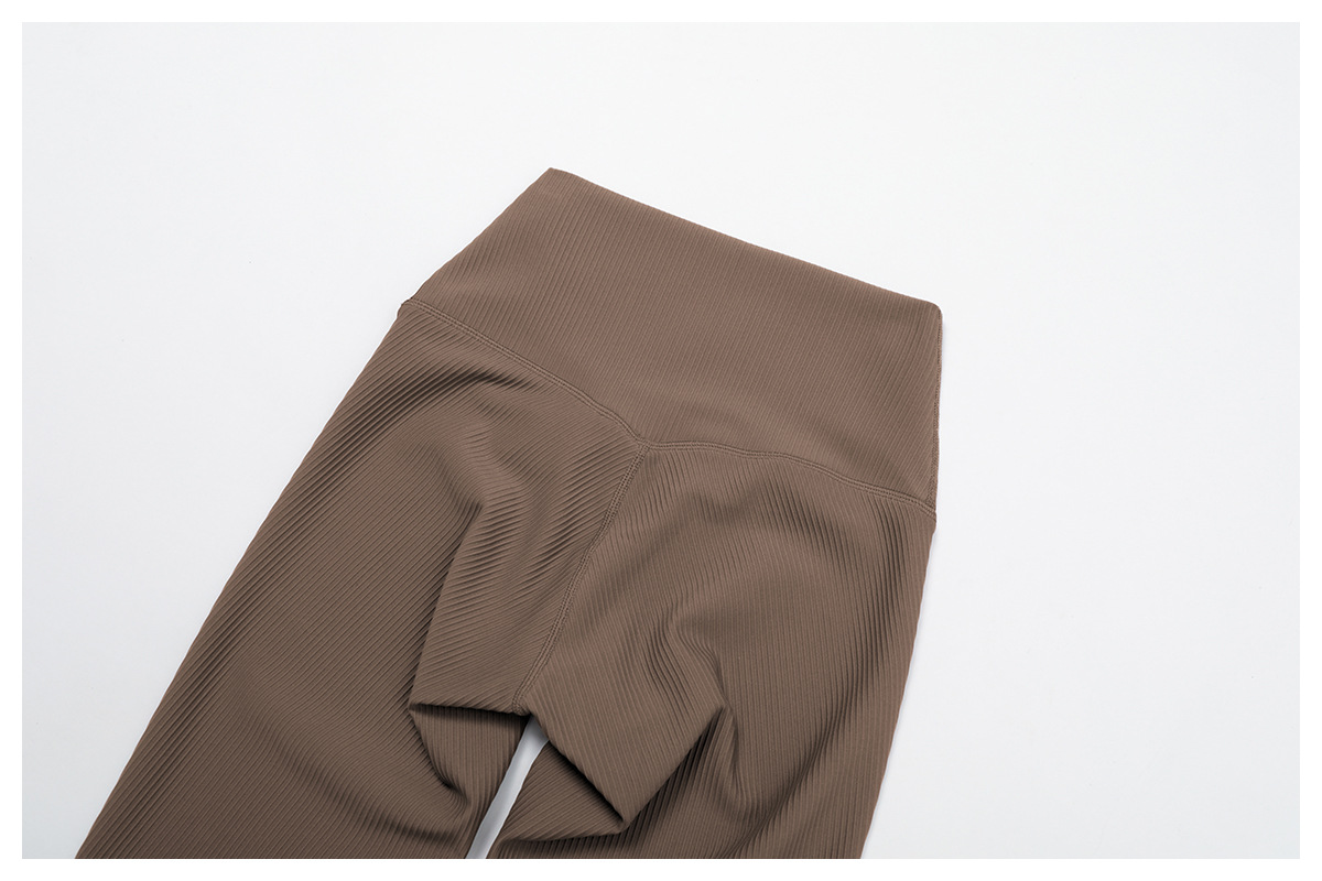 Leggings de yoga sin costuras, diseño personalizado, color, levantamiento de glúteos, FGBECK3093