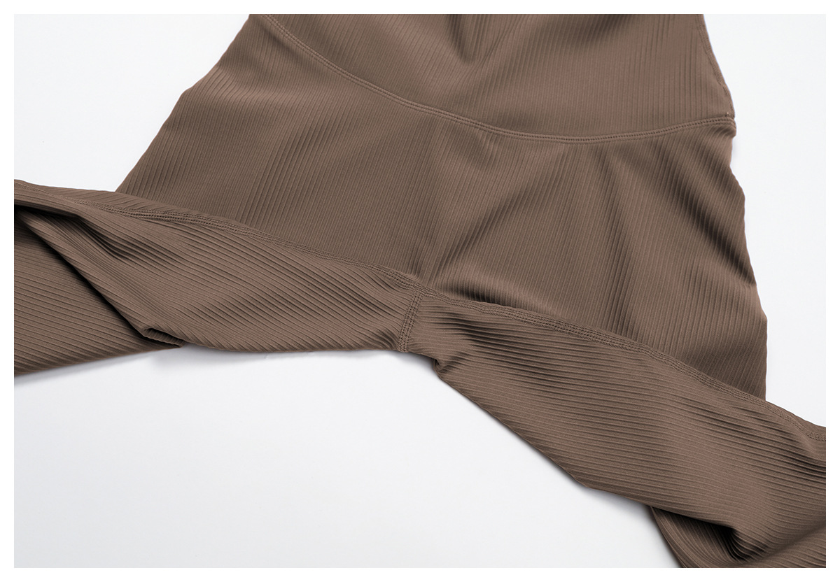 Leggings de yoga sin costuras, diseño personalizado, color, levantamiento de glúteos, FGBECK3093