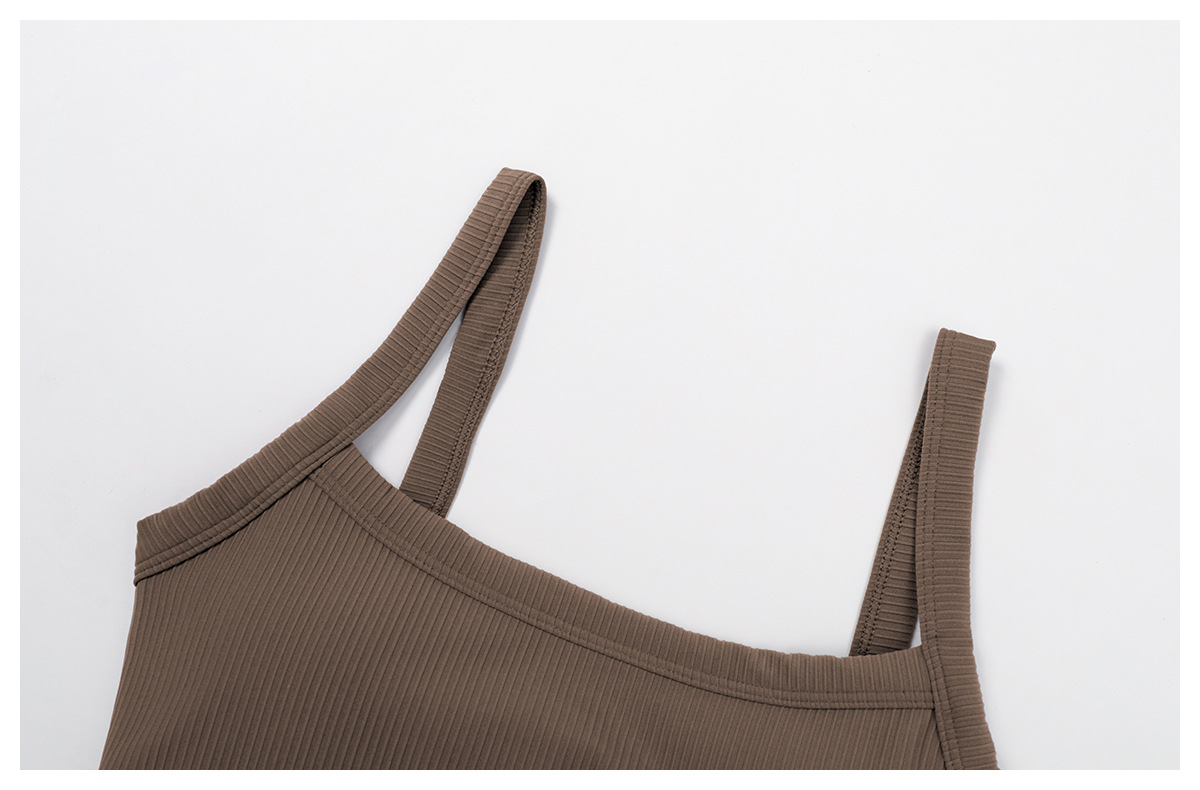 Sujetador deportivo de alta calidad para mujer, sin costuras, para gimnasio, tejido acanalado, FGBEWX3093