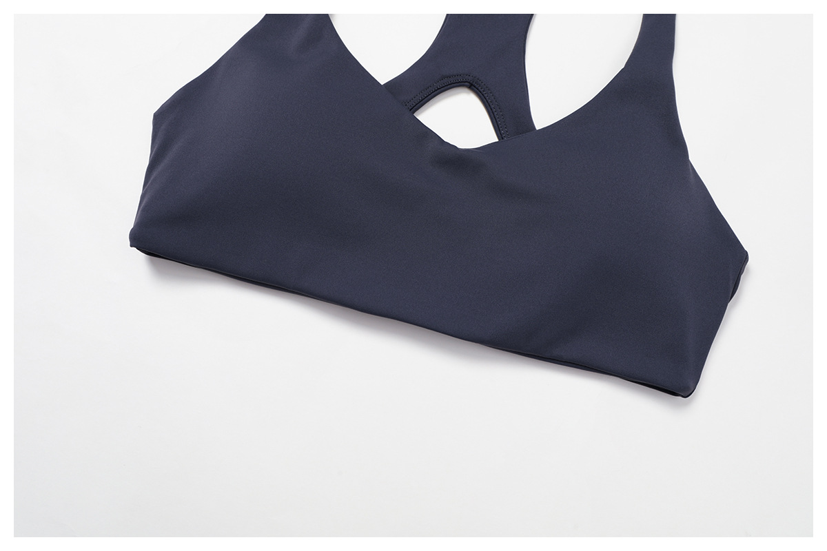 Conjunto de yoga personalizado OEM con leggings y sujetador cruzado, FGBTZ2029