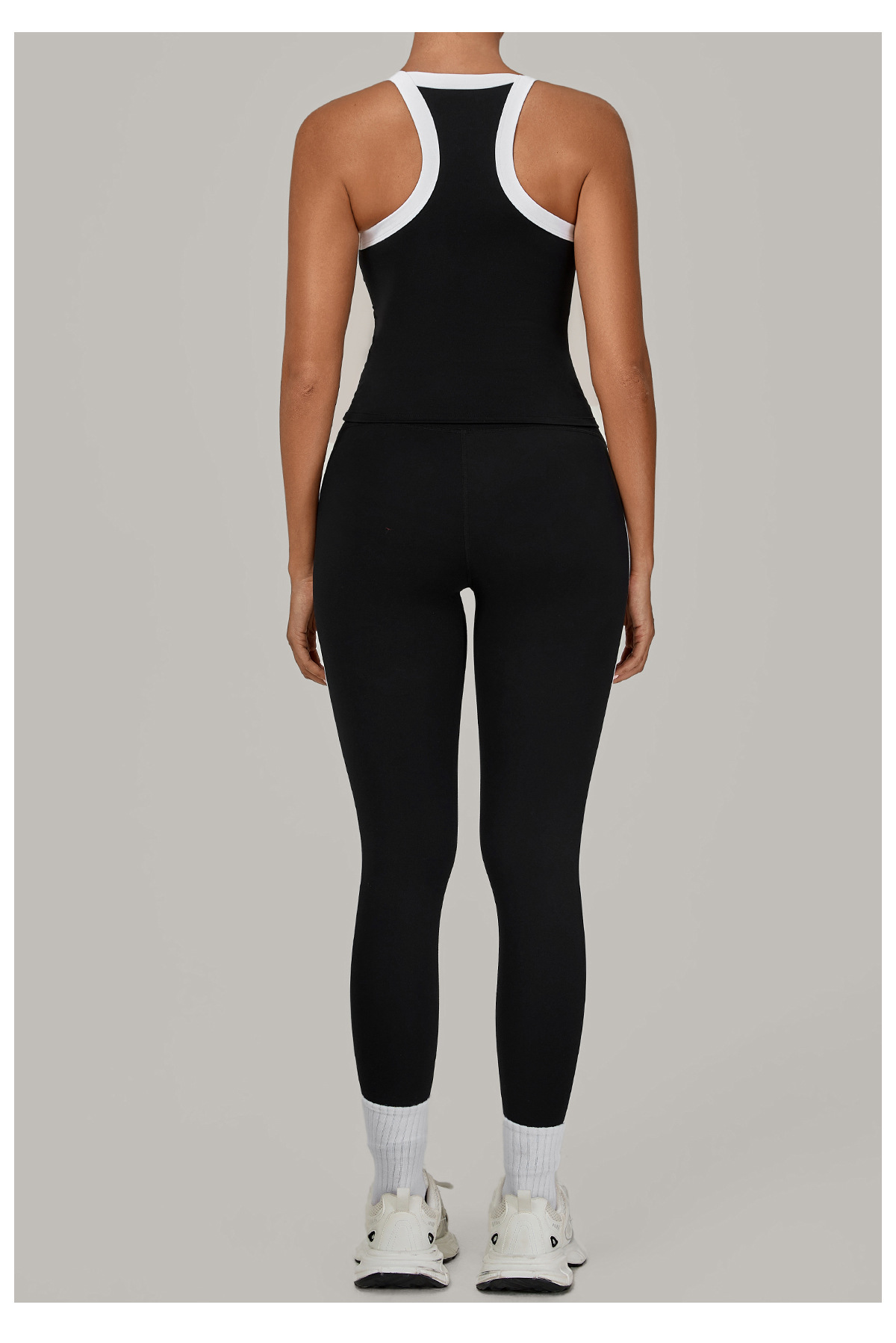 Conjunto de yoga deportivo para mujer, leggings largos de gimnasio, 2 piezas, FGB3230 4601