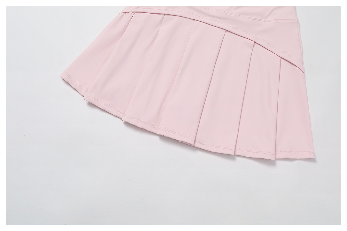 Falda de fitness para mujer, con cintura elástica, para yoga, golf, tenis, minifalda FGBEBQ2002