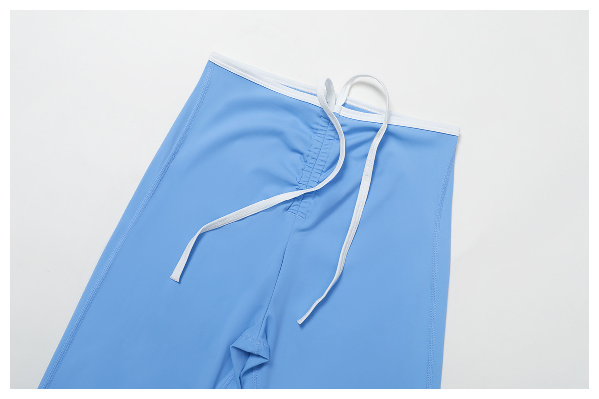 Pantalones de yoga acampanados de cintura alta con diseño de línea de glúteos y pierna ancha FGBECK2017