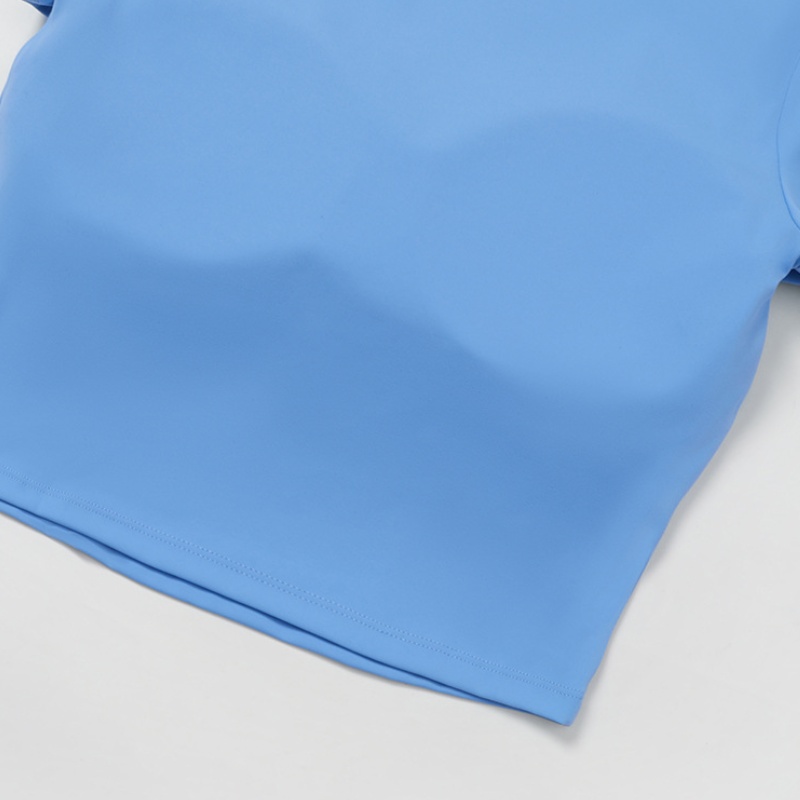 Ropa de tenis para mujer, camiseta de golf deportiva de colores brillantes, conjunto de yoga con cuello en V FGBEDX2017
