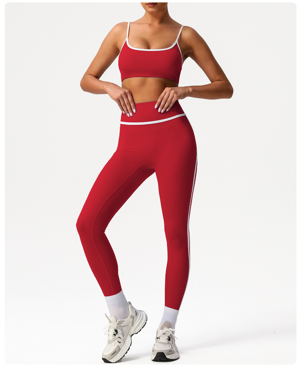 Leggings de yoga para mujer, con diseno de cadera, para correr, fitness, gimnasio, fitness, FGBSM2393