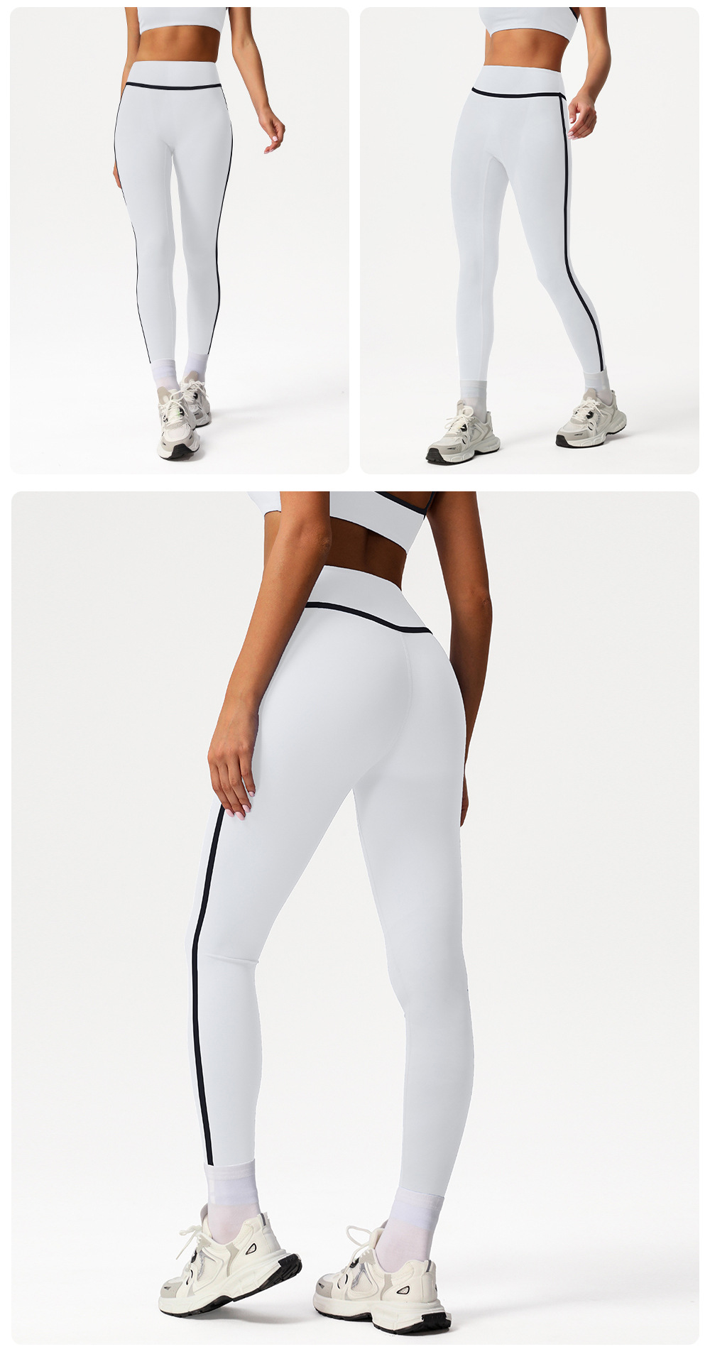 Leggings de yoga para mujer, con diseno de cadera, para correr, fitness, gimnasio, fitness, FGBSM2393