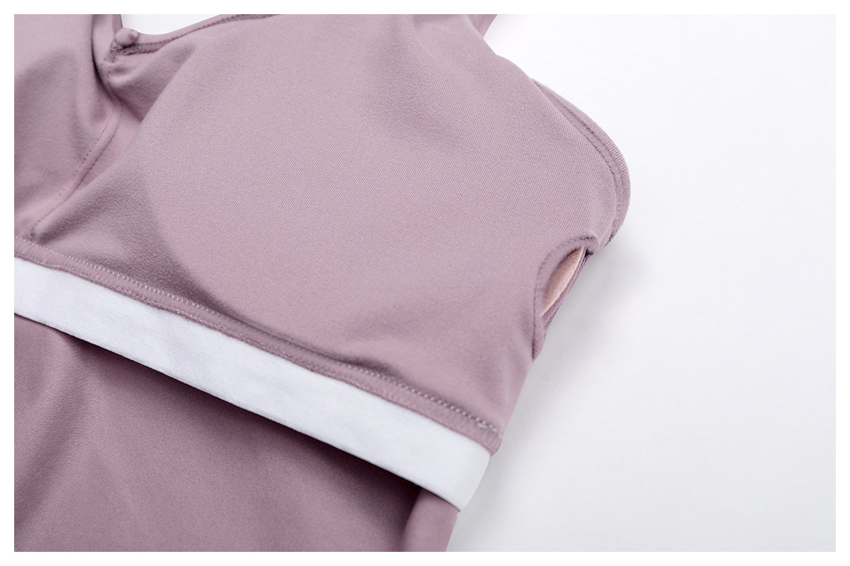 Conjunto de yoga deportivo de dos piezas para mujer, camiseta lisa, pantalon acampanado y cordon ajustable, FGBTZ3058