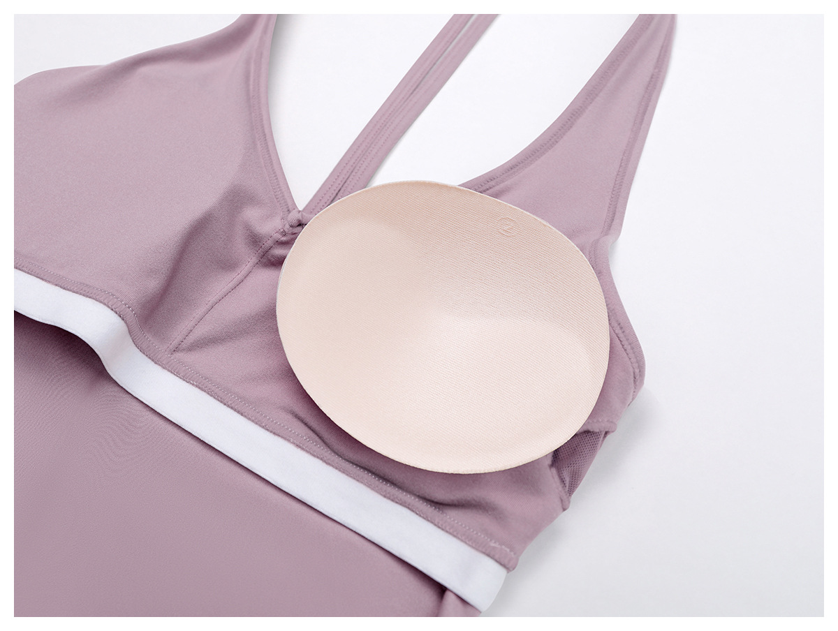 Conjunto de yoga deportivo de dos piezas para mujer, camiseta lisa, pantalon acampanado y cordon ajustable, FGBTZ3058
