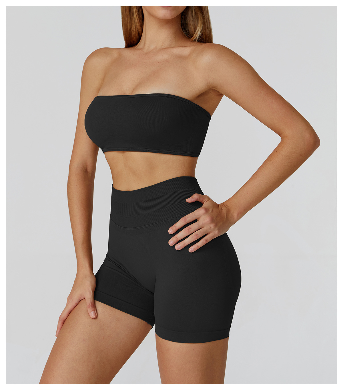 Conjuntos de yoga para mujer, de secado rápido, ajustados, para correr, fitness, sujetador antigolpes, cintura alta, conjunto deportivo para mujer, ropa deportiva para exteriores, gimnasio, FGBTZ7026