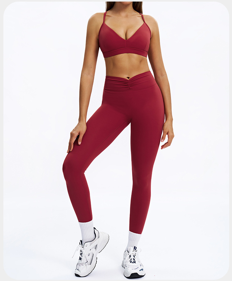 Leggings de cintura alta con efecto lifting, conjunto de 6 piezas para gimnasio, fitness, yoga, para mujer, FGBTZ9313