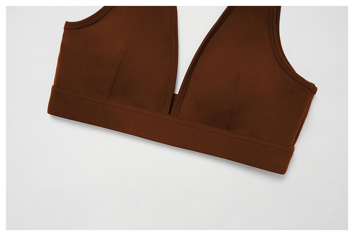 Conjunto de yoga de 4 piezas, ropa deportiva, sujetador deportivo elástico, leggings para levantar glúteos, conjunto de entrenamiento para mujer FGBTZ4507
