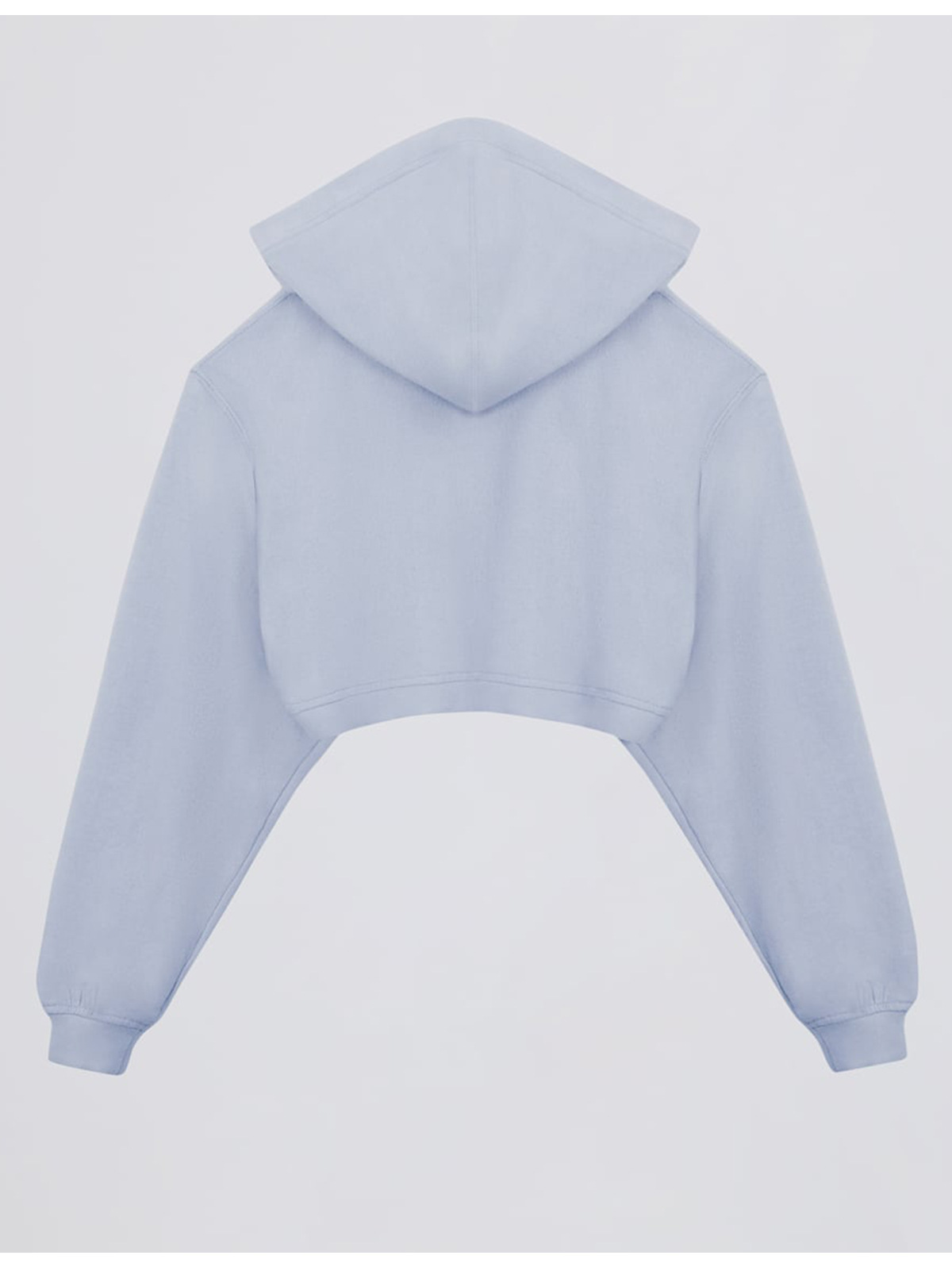 Sudadera corta con capucha para mujer, chaqueta deportiva de manga larga, FGB6011-1