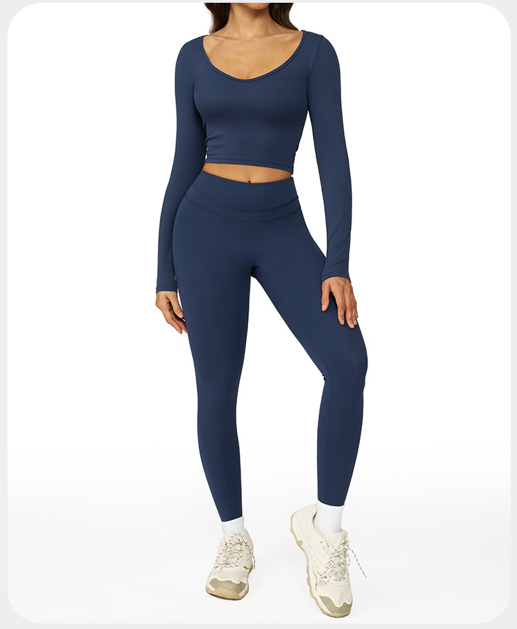 Conjuntos de yoga deportivos y fitness de secado rápido, duraderos, FGBTZ3109
