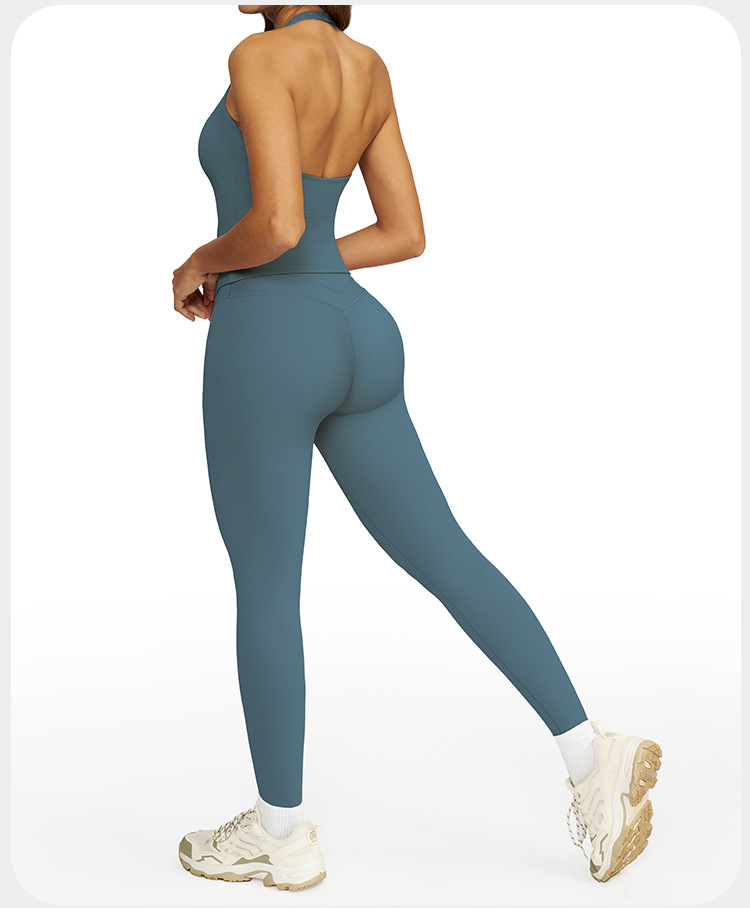 Conjuntos de yoga deportivos y fitness de secado rápido, duraderos, FGBTZ3109