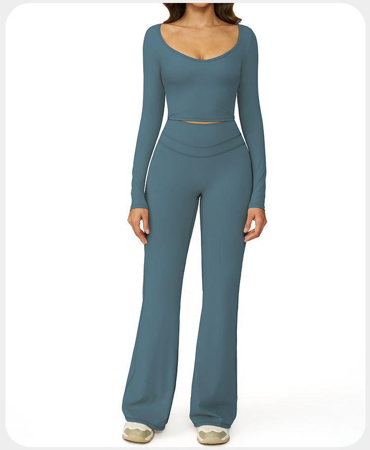 Conjuntos de ropa deportiva atlética para mujer, ropa elástica de entrenamiento, yoga, FGBTZ3109