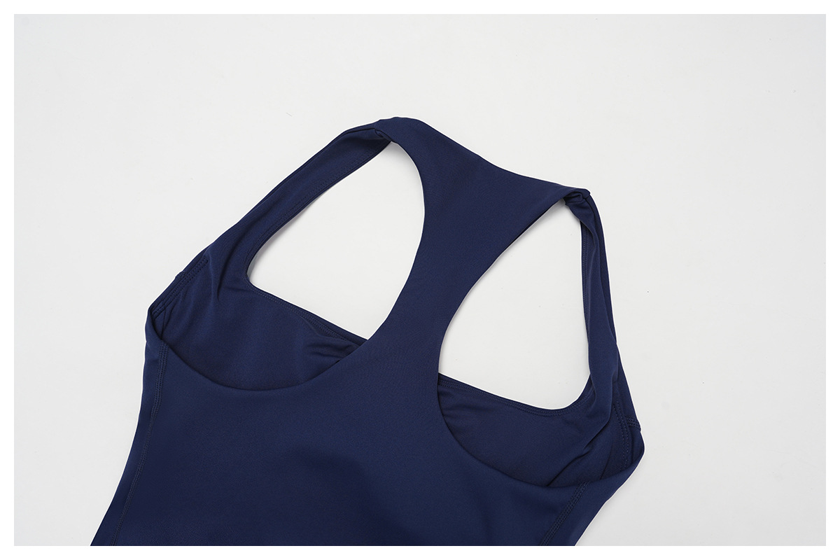 Venta al por mayor, alta calidad, camiseta de tirantes deportiva para mujer, conjunto de 2 piezas, ropa deportiva personalizada para entrenamiento de yoga, FGBTZ2044