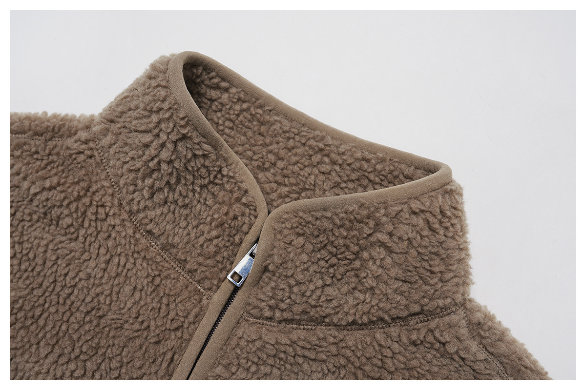 Chaleco polar con cremallera para correr y entrenar al aire libre FGBEWT9500