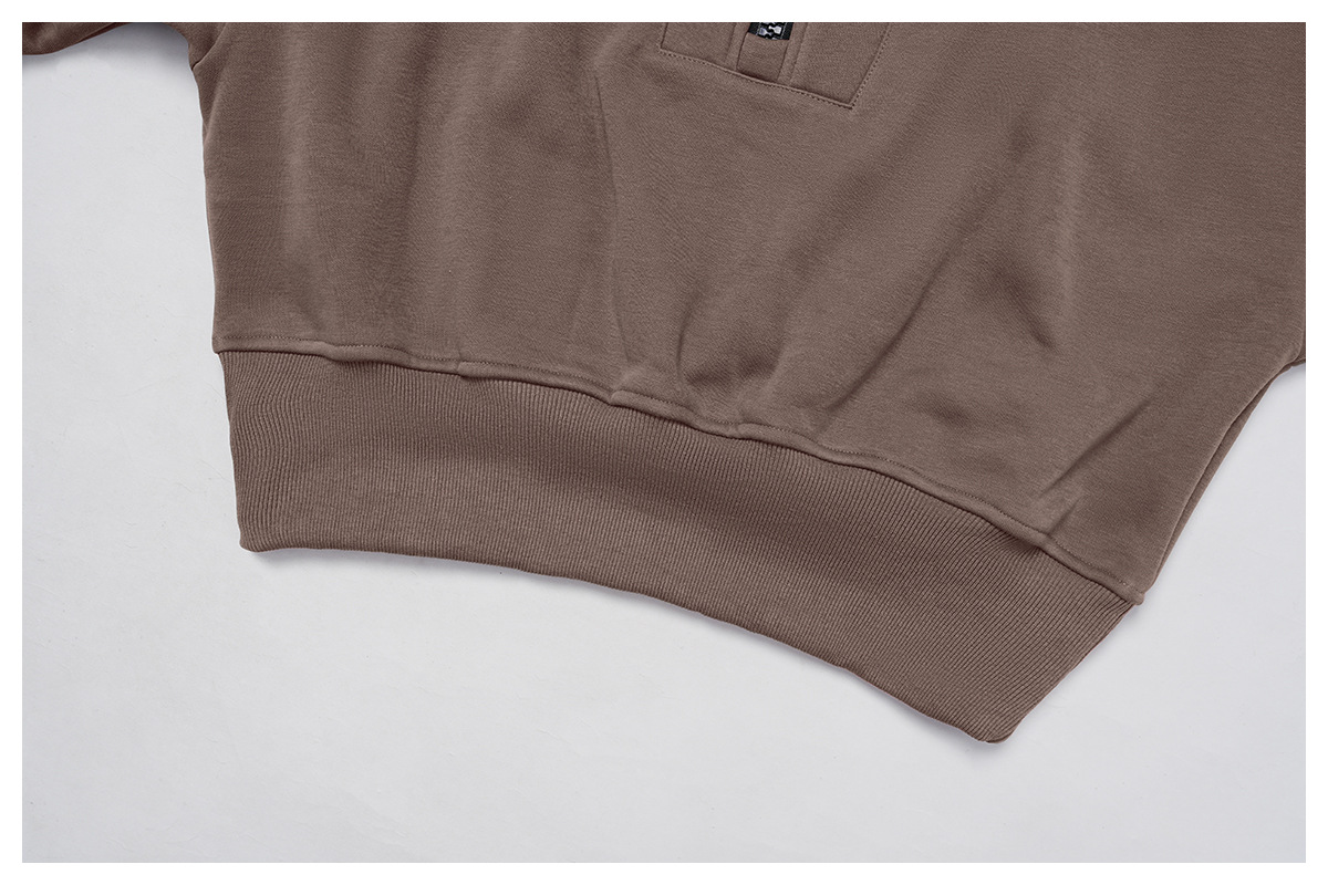 Sudadera deportiva de yoga para mujer, con media cremallera y cuello alto. Estilo holgado e informal. Modelo FGBEWY2502