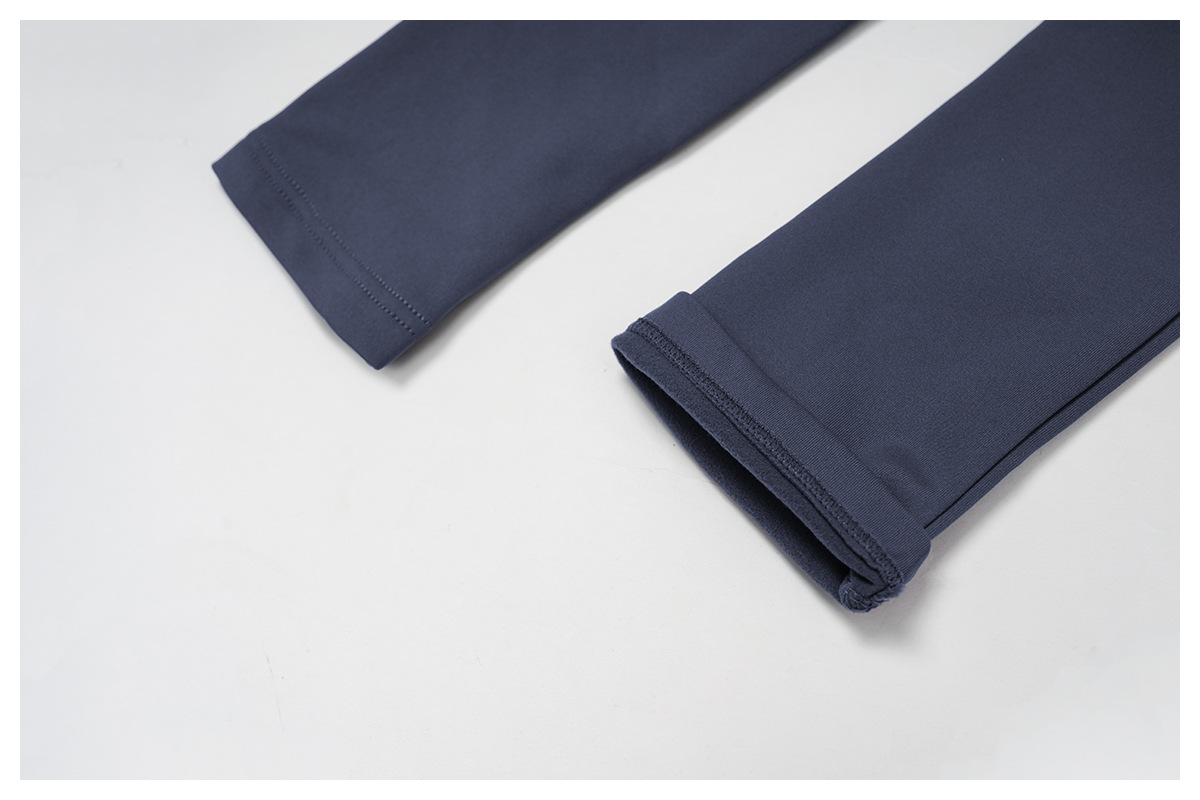 Mono deportivo de yoga de manga larga para mujer, estilo cross-border, de punto, con cremallera FGBELT2509