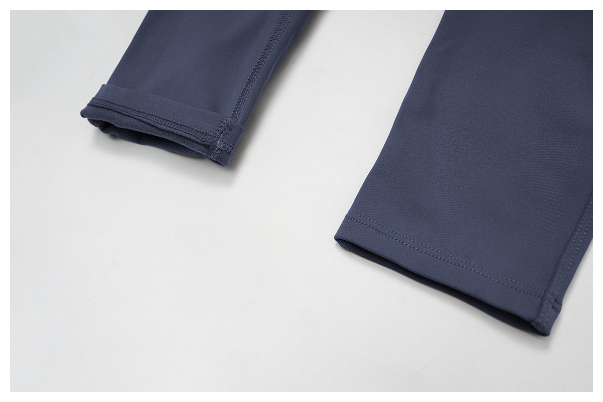 Mono deportivo de yoga de manga larga para mujer, estilo cross-border, de punto, con cremallera FGBELT2509