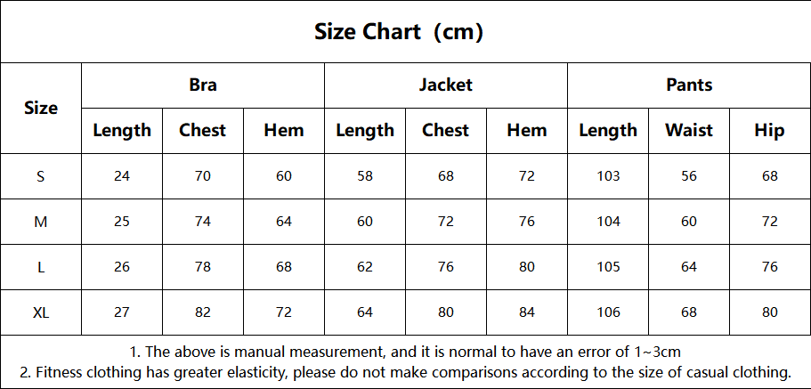 Conjunto deportivo de yoga y gimnasio de tres piezas para mujer: chaqueta con cremallera completa, sujetador deportivo, pantalón acampanado con efecto push-up para realzar los glúteos (FGB3321 86040 25098)