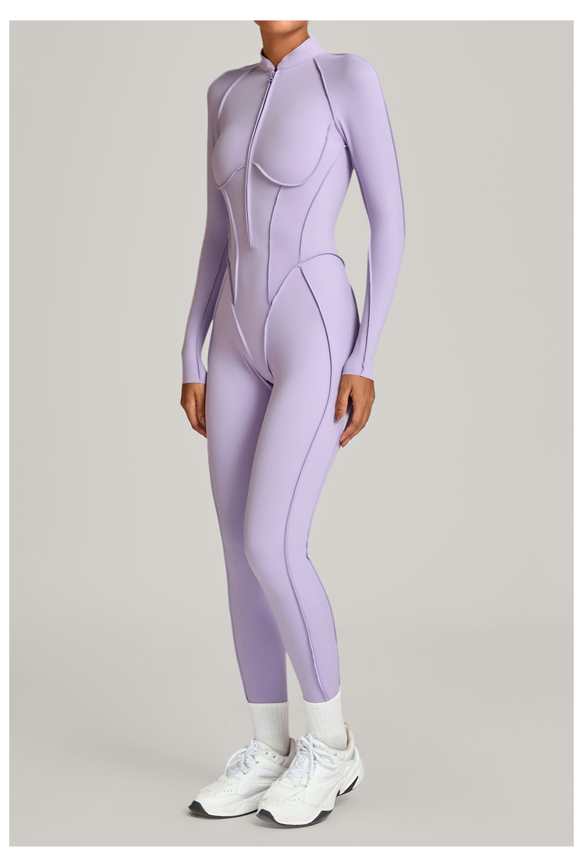 Mono de yoga de manga larga, una pieza, sexy, para mujer, deportivo, fitness, ropa de yoga, nuevo bodyFGB27196