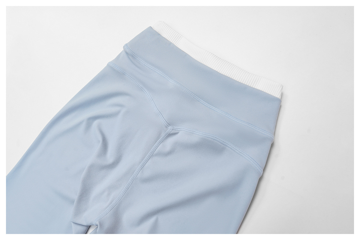 Sujetador deportivo transpirable para mujer, pantalones de yoga de cintura alta, conjunto de yoga elástico en cuatro direcciones FGBTZ3129