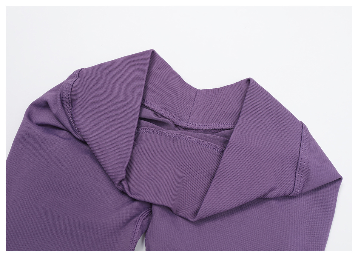 Conjunto de yoga ajustado sin costuras para mujer: leggings deportivos de cintura alta, chaqueta con cremallera, conjunto de gimnasio y fitness FGBTZ7790