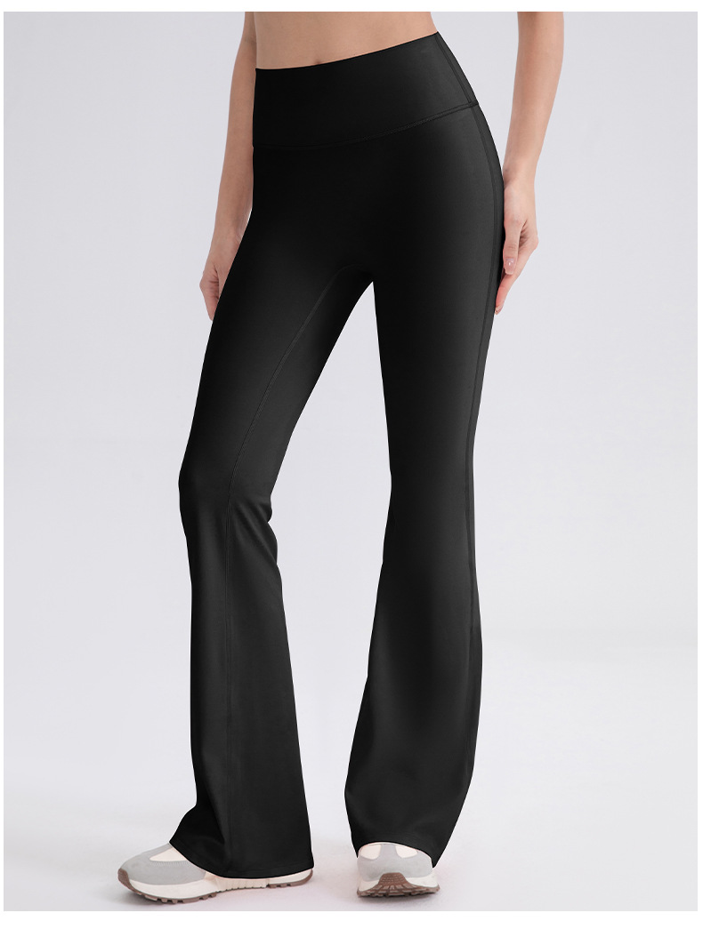 Pantalones de yoga acampanados de cintura alta, suaves y transpirables, de alta calidad, a prueba de sentadillas, para mujer FGB52319