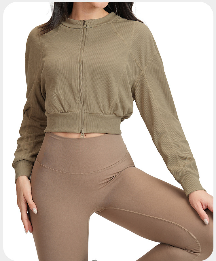 Chaqueta de yoga para mujer, ropa deportiva para correr, FGBCWT8249