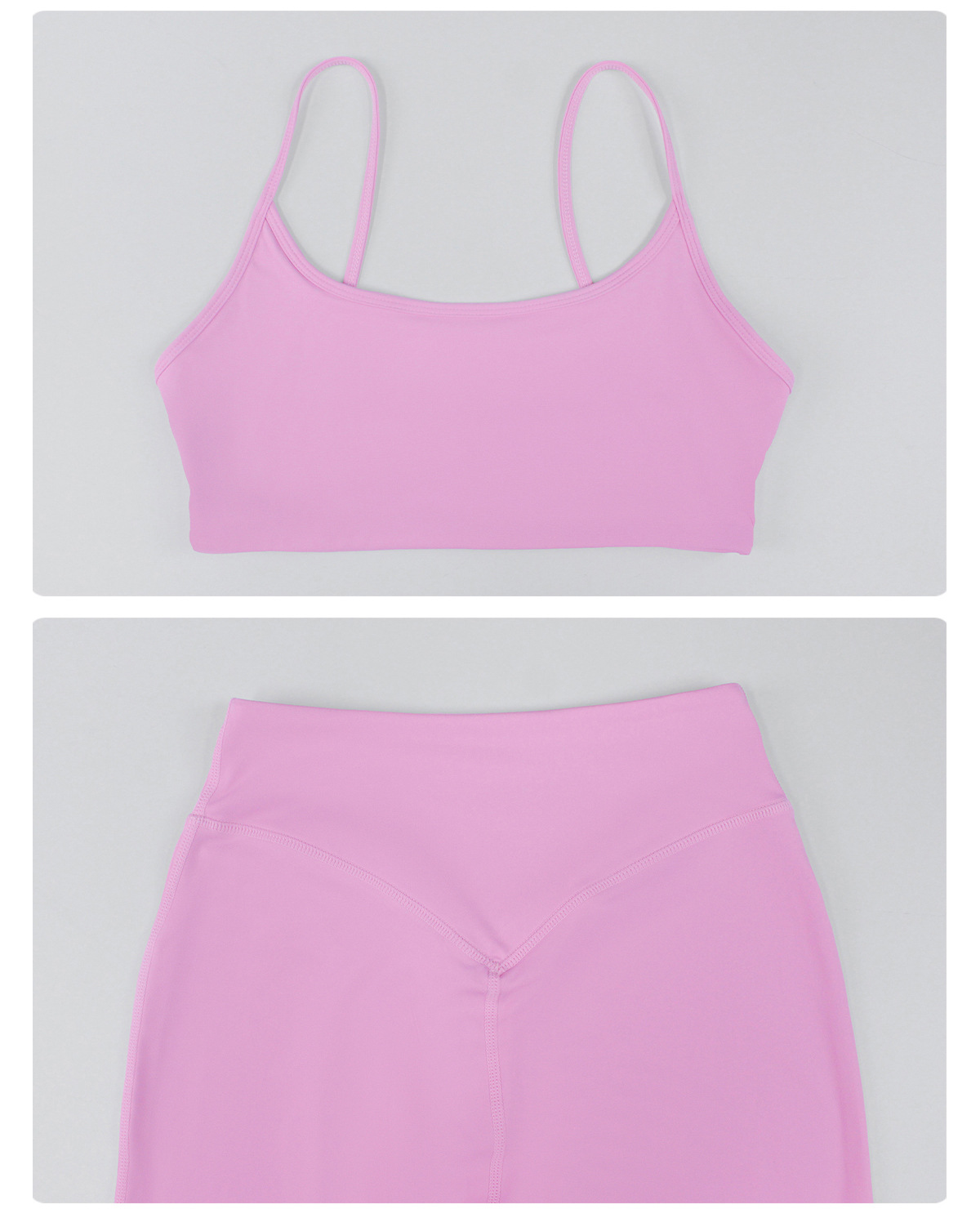 Conjunto de chándal para correr para mujer, sujetador y pantalones cortos, ropa de fitness, top de entrenamiento, conjuntos de yoga de cintura alta FGBSM2392