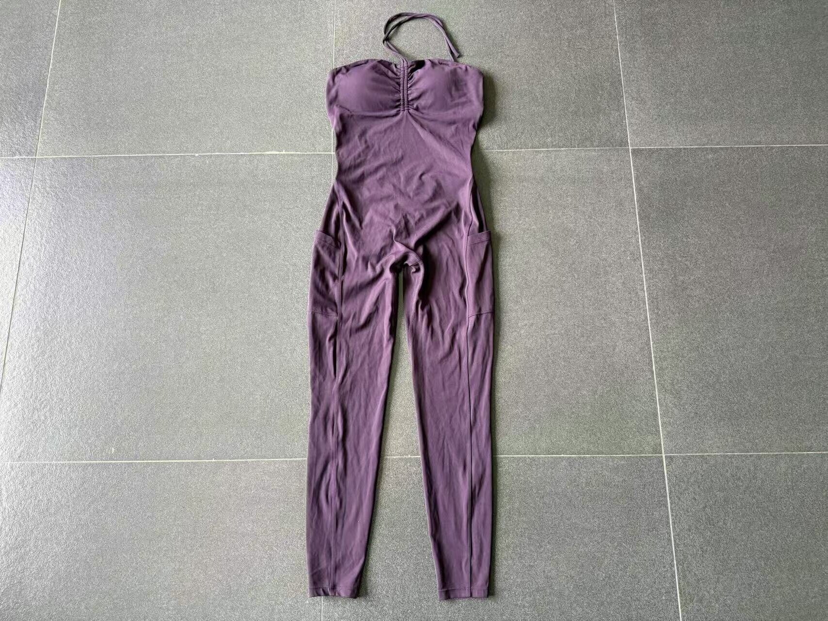 Venta al por mayor de mono de mujer con espalda descubierta, faja moldeadora, tirantes ajustables, pantalones cortos, mono con almohadilla para el pecho, pilates, yoga, FGB80663